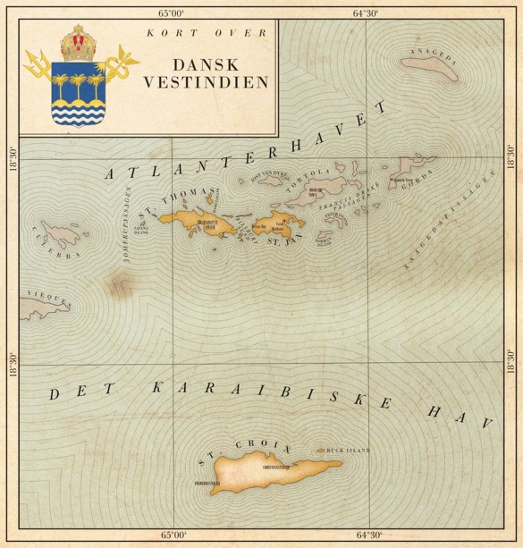 Danish Family Search Map of Area